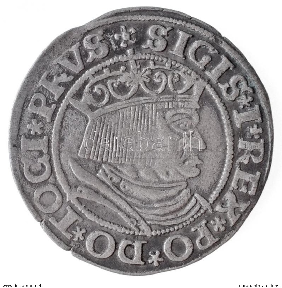 Lengyel Királyság / Poroszország 1532. 1Gr Ag 'I. Zsigmond' Torun (1,83g) T:2 / 
Poland / Royal Prussia 1532. 1 Grossus  - Ohne Zuordnung