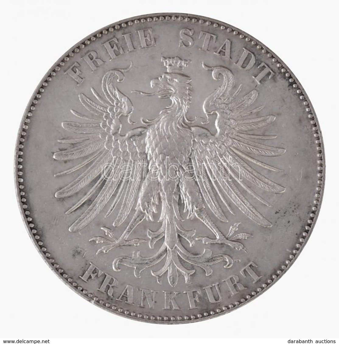 Német Államok / Frankfurt 1859. Tallér Ag 'Schiller Születésének 100. évfordulója' (18,52g) T:1-,2 Patina / German State - Non Classés