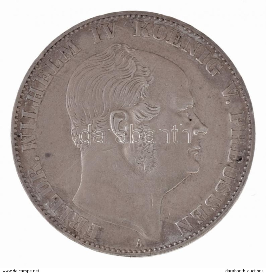 Német Államok / Poroszország 1858A Tallér Ag 'IV. Frigyes Vilmos / Mansfeld-i Bánya' (18,49g) T:2 Patina / German States - Non Classés