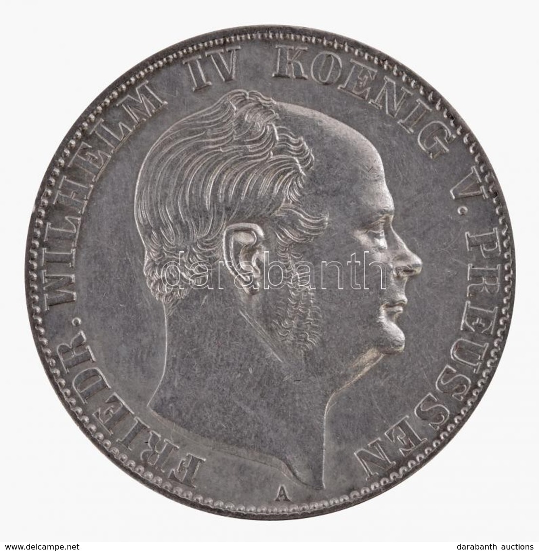 Német Államok / Poroszország 1860A Tallér Ag 'IV. Frigyes Vilmos' (18,52g) T:1-,2 Patina / German States / Prussia 1860A - Non Classés