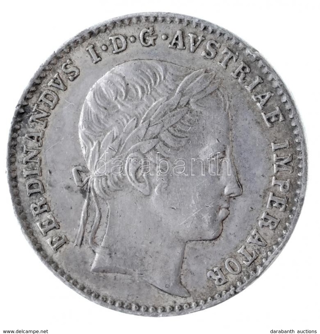 Ausztria 1836. 'I. Ferdinánd Prágai Koronázása' Ag Koronázási Zseton (3,29g/18mm) T:1- / 
Austria 1836. 'Coronation Of F - Unclassified