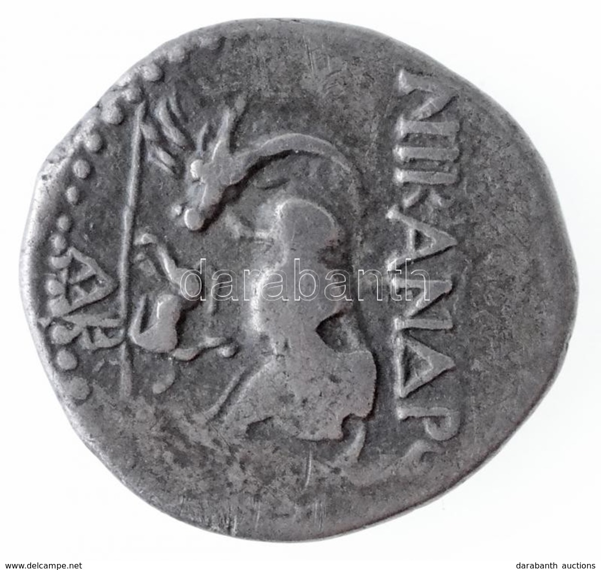 Illíria / Apollónia Kr. E. 229-100. Nikandrosz és Andriszkosz Drachma Ag (3,16g) T:2- / 
Illyria / Apollonia 229-100. BC - Ohne Zuordnung