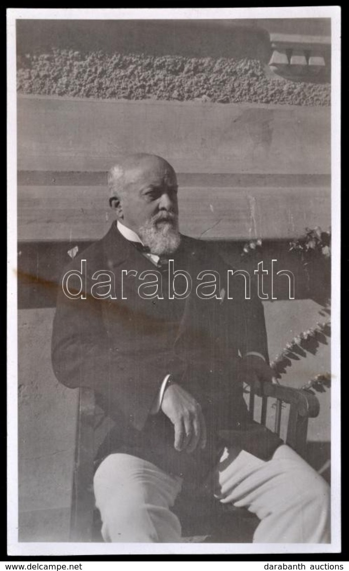 Procopius Béla (1868-1945) Numizmatikus Fotó Képeslapja   (138x85mm) / Photo Postcard Of Béla Procopius (1868-1945) Hung - Zonder Classificatie