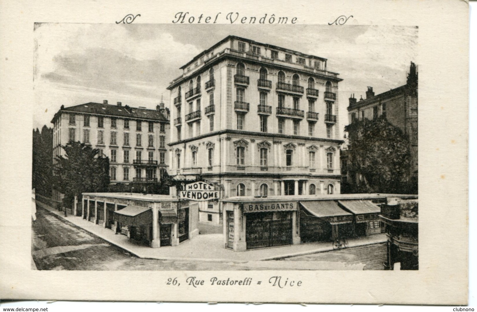 CPA -  NICE - HOTEL VENDOME - Cafés, Hôtels, Restaurants