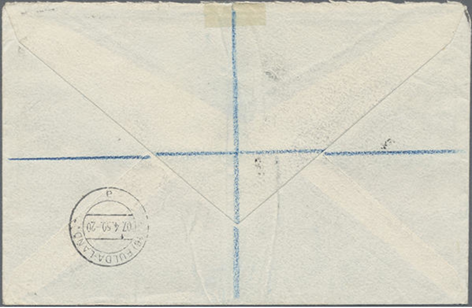 1950,2,3,4,6,9 P U. 1 Sh. Freimarken Landesmotive Mit Aufdruck South Orkneys... Auf R-LP-Brief Nach Deutschland - Falklandeilanden