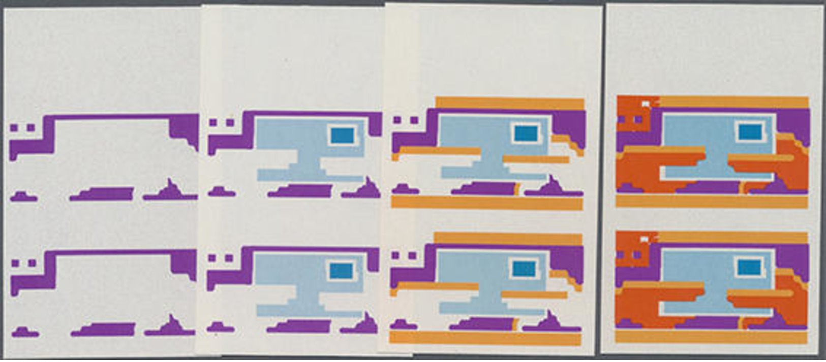 1972, 95 C. Briefübergabe In 4 Ungezähnten Senkr. Postfrischen Phasendruck-Paaren - Sonstige & Ohne Zuordnung