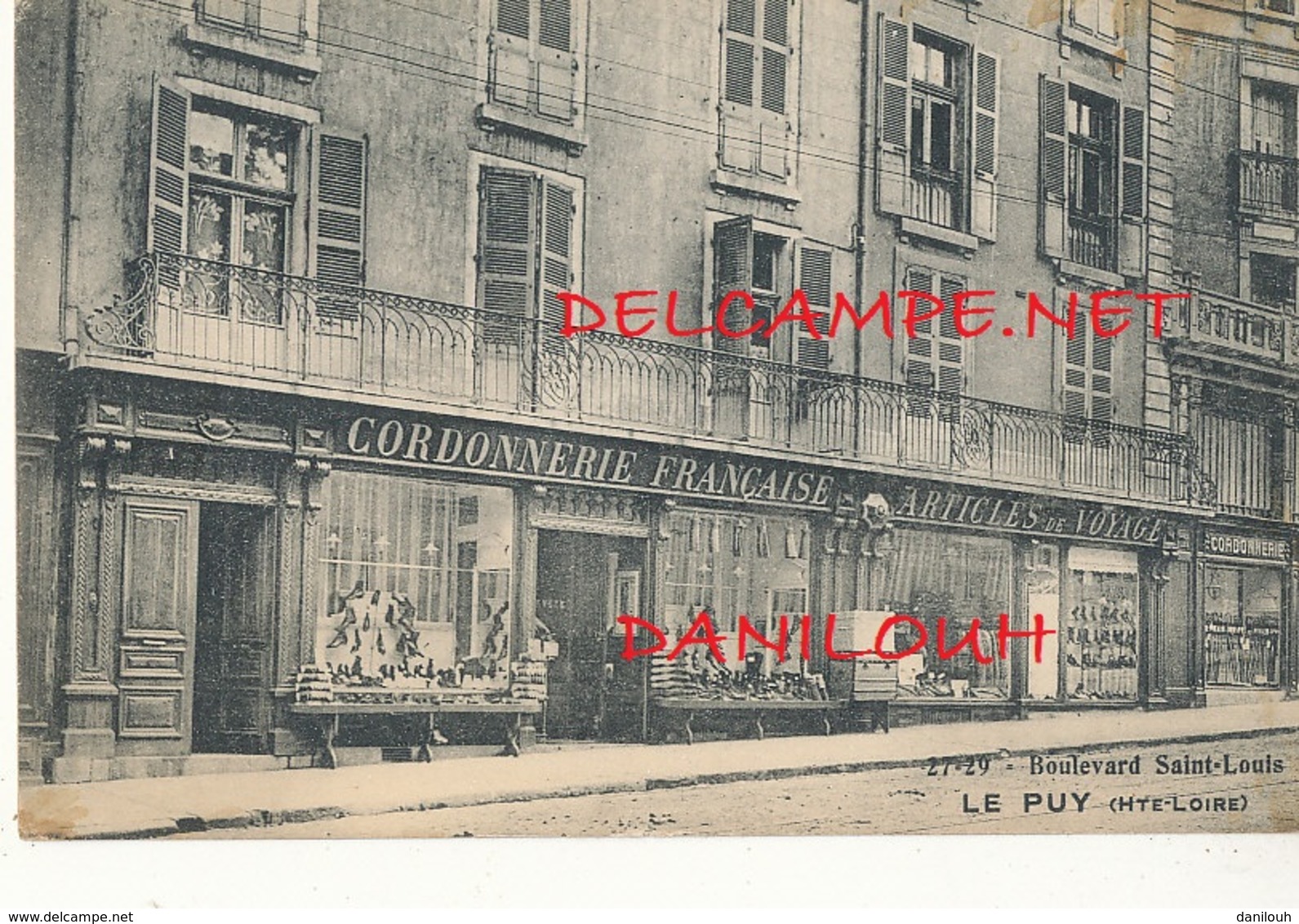 43 // LE PUY   Boulevard Saint Louis   Cordonnerie Francaise - Le Puy En Velay