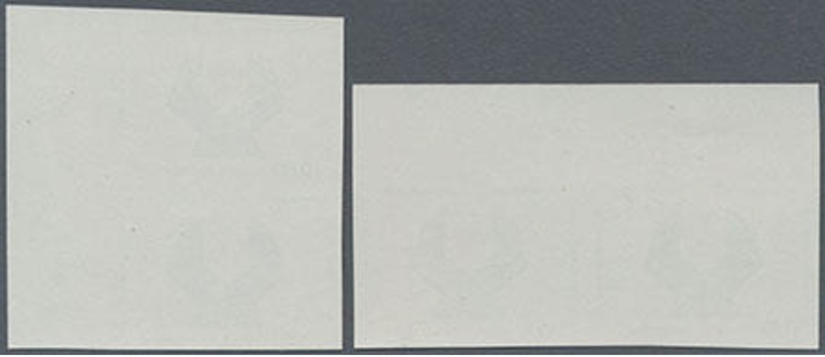 1977, 0,80 U.1,10 Fr. UN-Sicherheitsrat In 2 Ungezähnten Postfrischen Rand-Paaren - Sonstige & Ohne Zuordnung