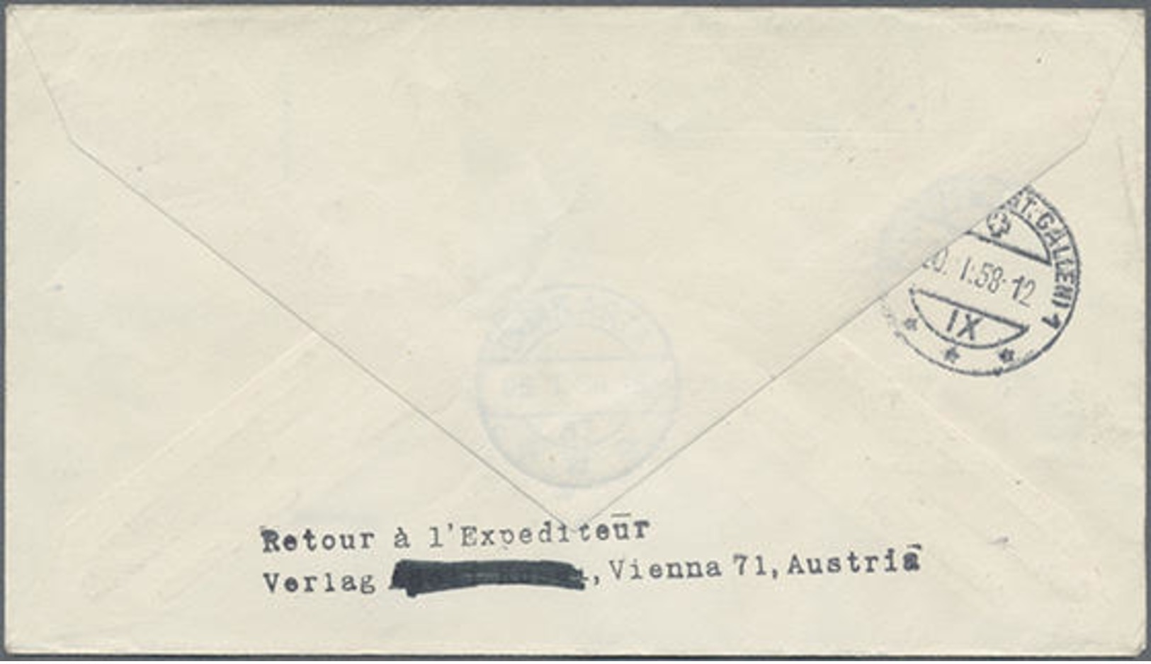 1958,24.1,Liechtenstein, SAS-Erstflug Wien-Djakarta Ab Vaduz Mit MiF Österreich/FL, FL-Marken Zusätzlich Mit Ungültig-St - Other & Unclassified