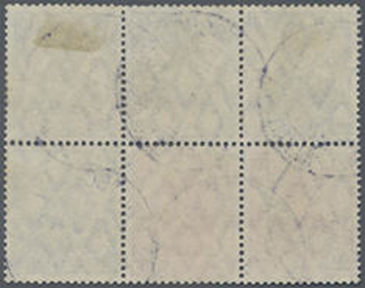 1919, Germania Heftchenblatt Mit 2x 10 Pf. Germania Kriegsdruck Und 4x 15 Pf. Schwärzlichgrauviolett, Sauber Gestempelt, - Autres & Non Classés