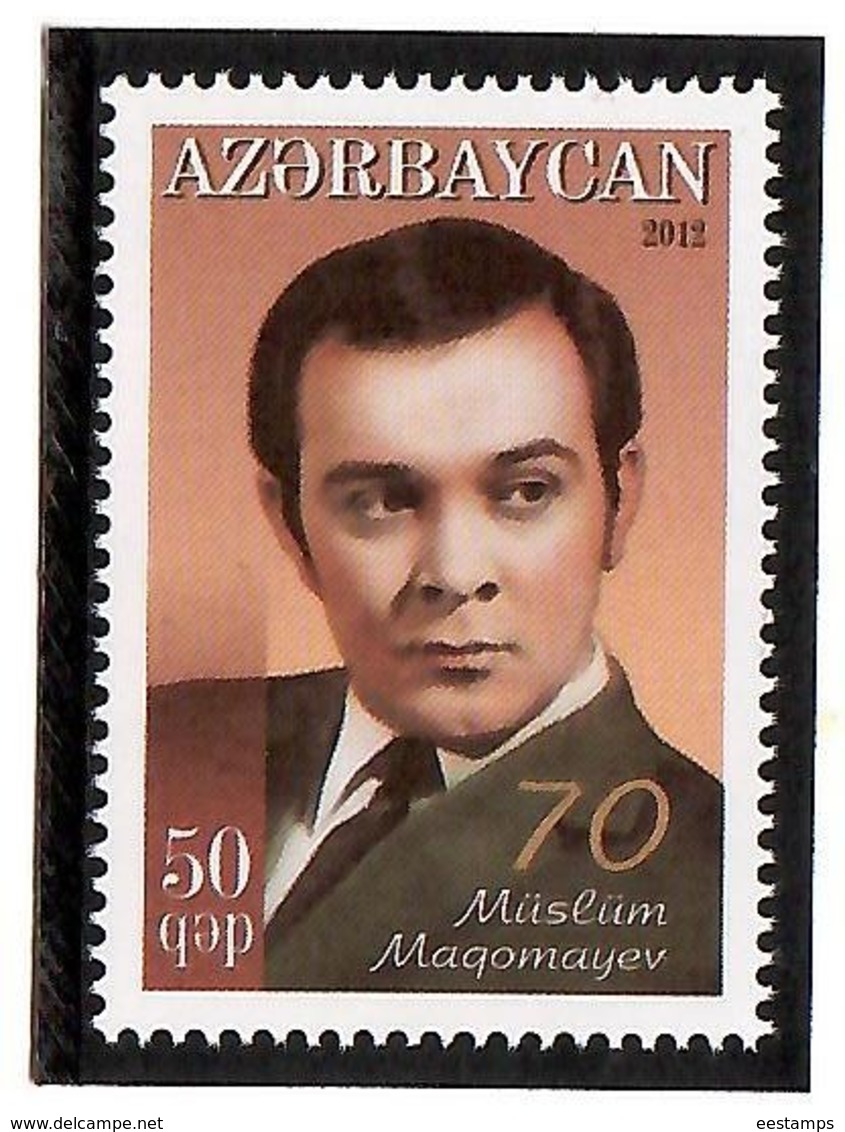Azerbaijan 2012 . Singer Muslim Magomayev - 70th Ann. 1v: 50qep.  Michel # 944 - Azerbaïdjan