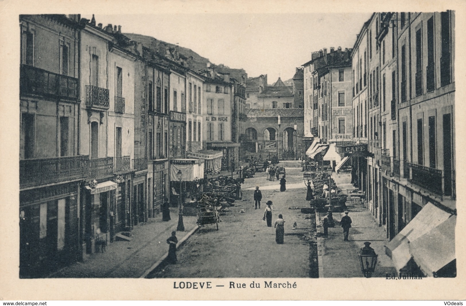 CPA - France - (34) Hérault - Lodève - Rue Du Marché - Lodeve