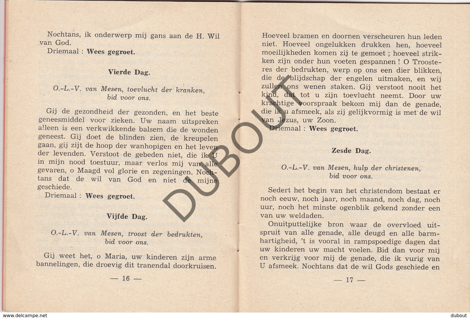 MESEN/EDINGEN Onze Lieve Vrouw - Sint Niklaaskerk 1957  (R354) - Oud