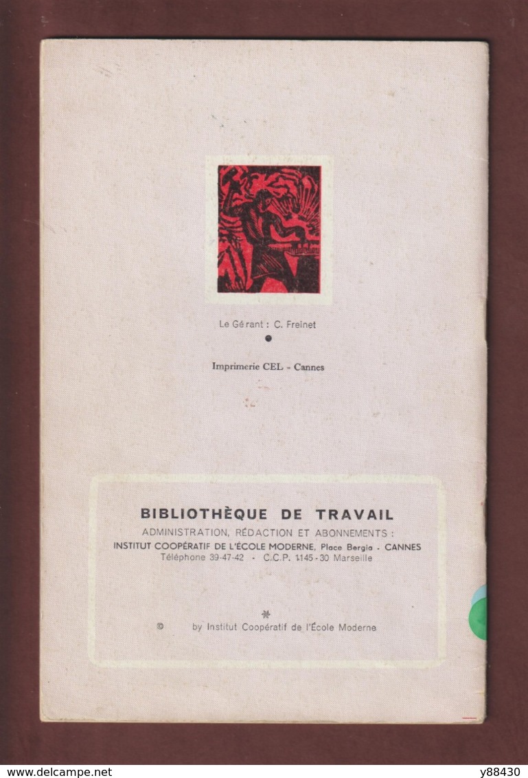 Livret - LA DEFAITE FRANCAISE 1939/1945 - Année 1960 - Blibliothèque De Travail - Imprimé à Cannes - 34 Pages - 14 Photo - 1939-45