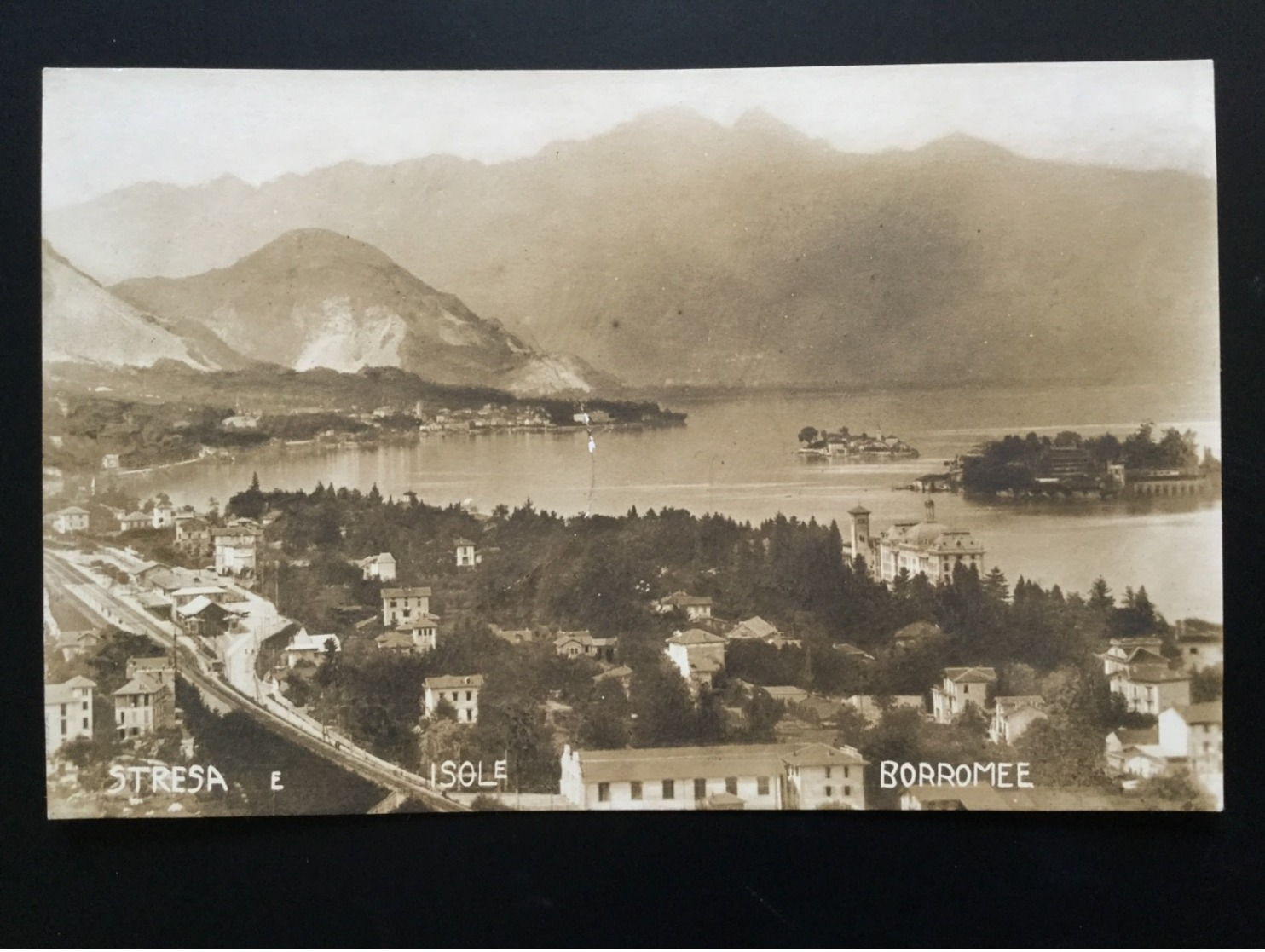 CPA Début XXEME Carte Photo Stresa E Isole Borromée - Altri & Non Classificati