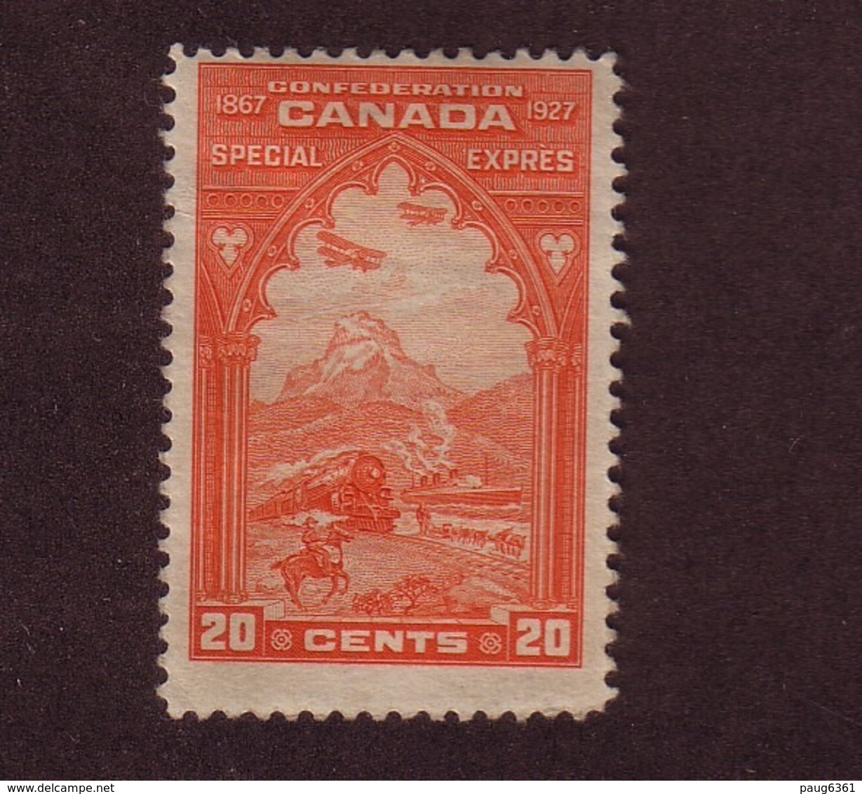 CANADA 1927 EXPRESS  YVERT  N°3 NEUF MH* - Correo Urgente