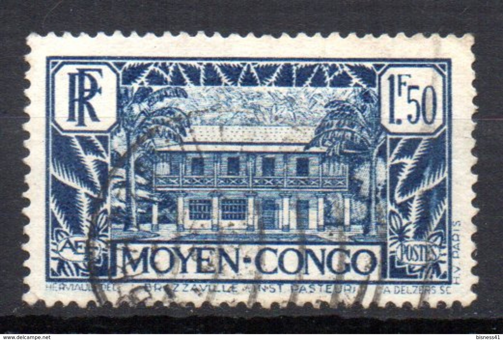 Col17  Colonie Congo N° 129 Oblitéré Cote 10,00€ - Oblitérés
