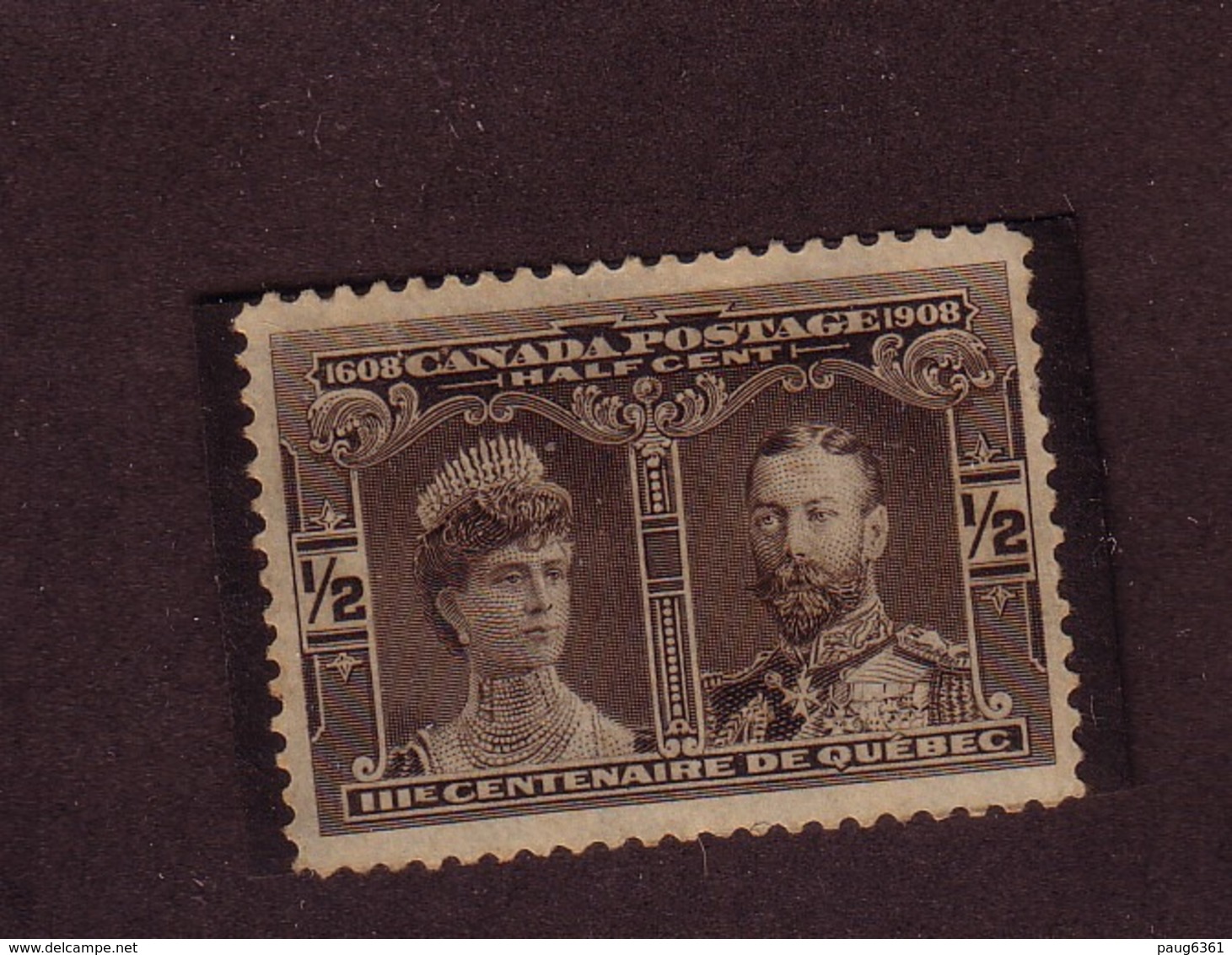 CANADA 1908  YVERT  N°85 NEUF NG - Unused Stamps