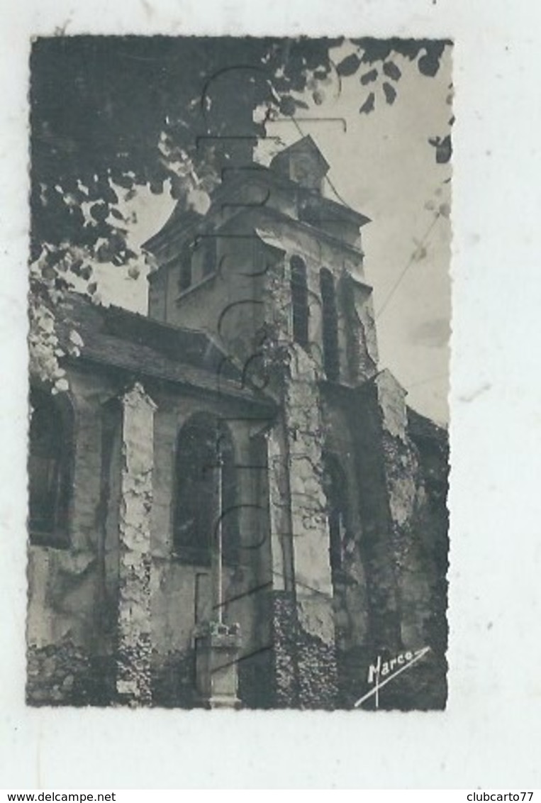 Le Plessis-Bouchard (95) :  Le Clocher De L'église Et Le Calvaire  En 1950 PF. - Le Plessis Bouchard