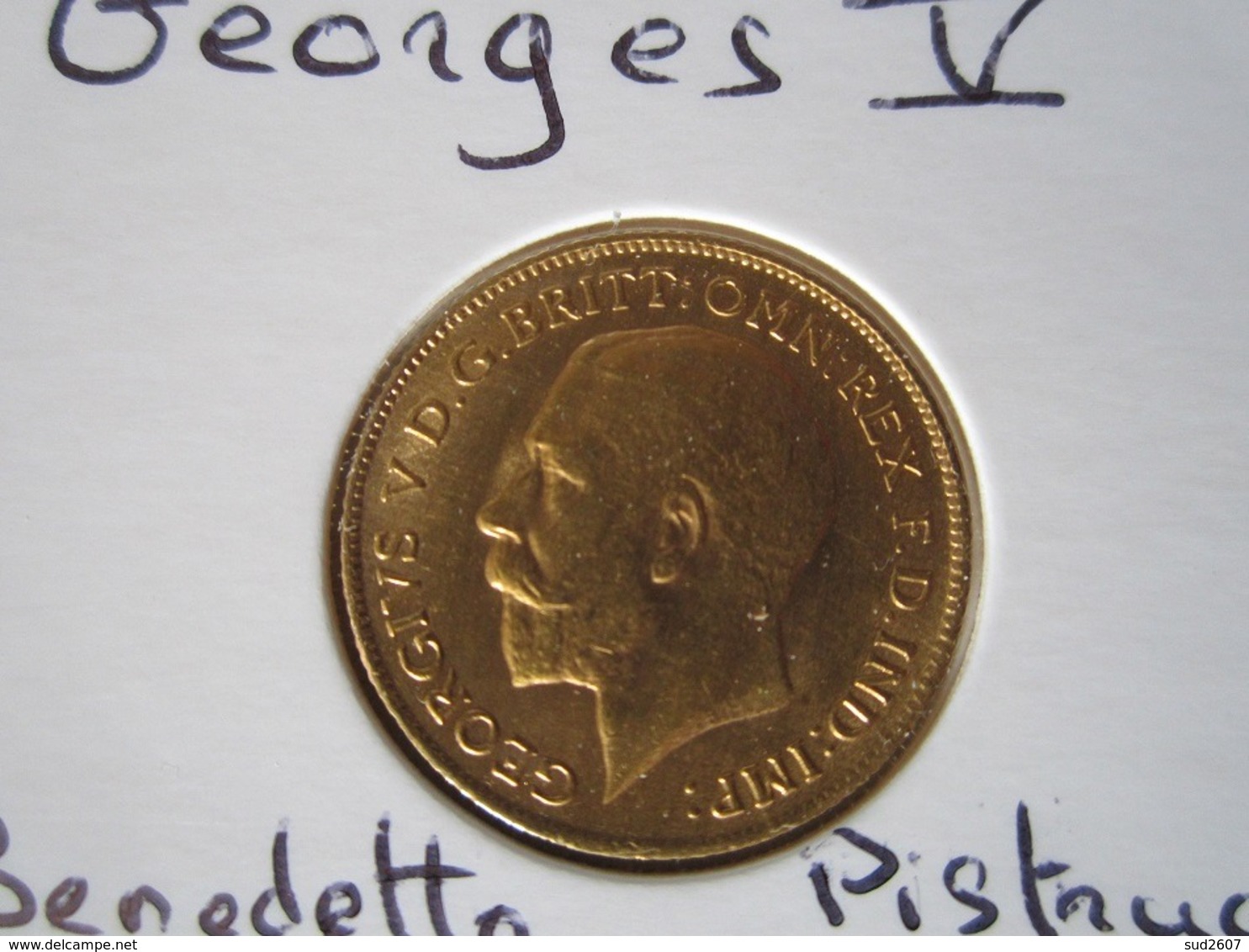 DEMI SOUVERAIN 1911   OR 917% - 1/2 Sovereign