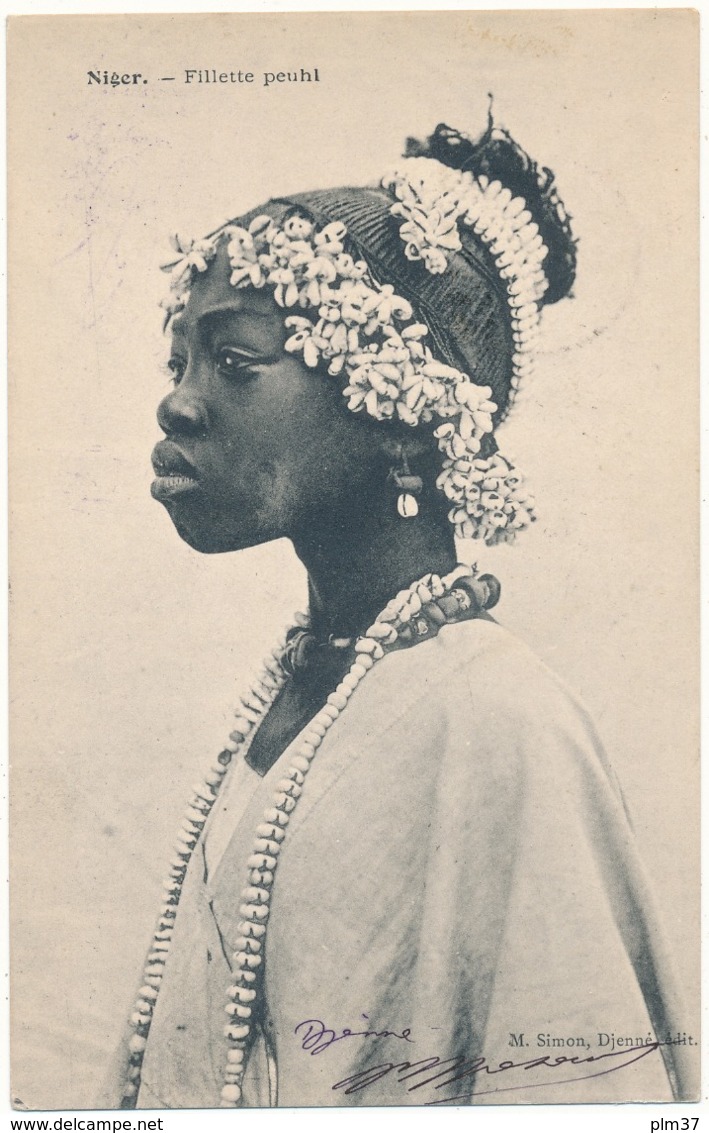 NIGER - Fillette Peuhl - Coiffure, Bijoux - Niger