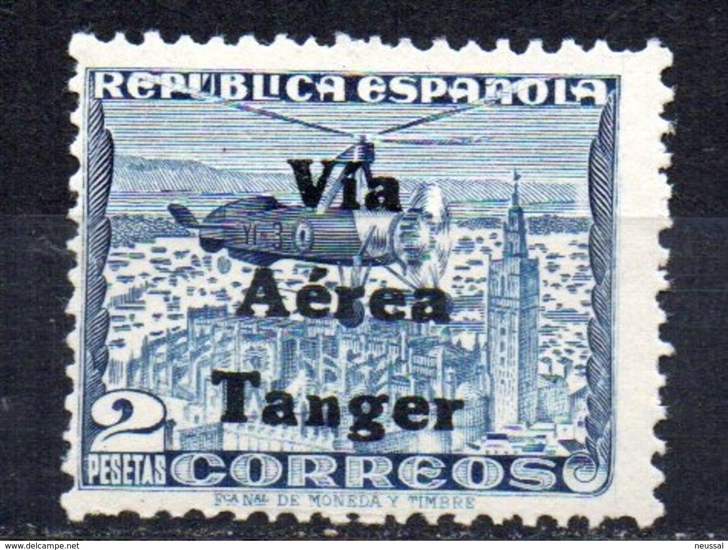 Sello Nº NE9  Tanger - Marruecos Español