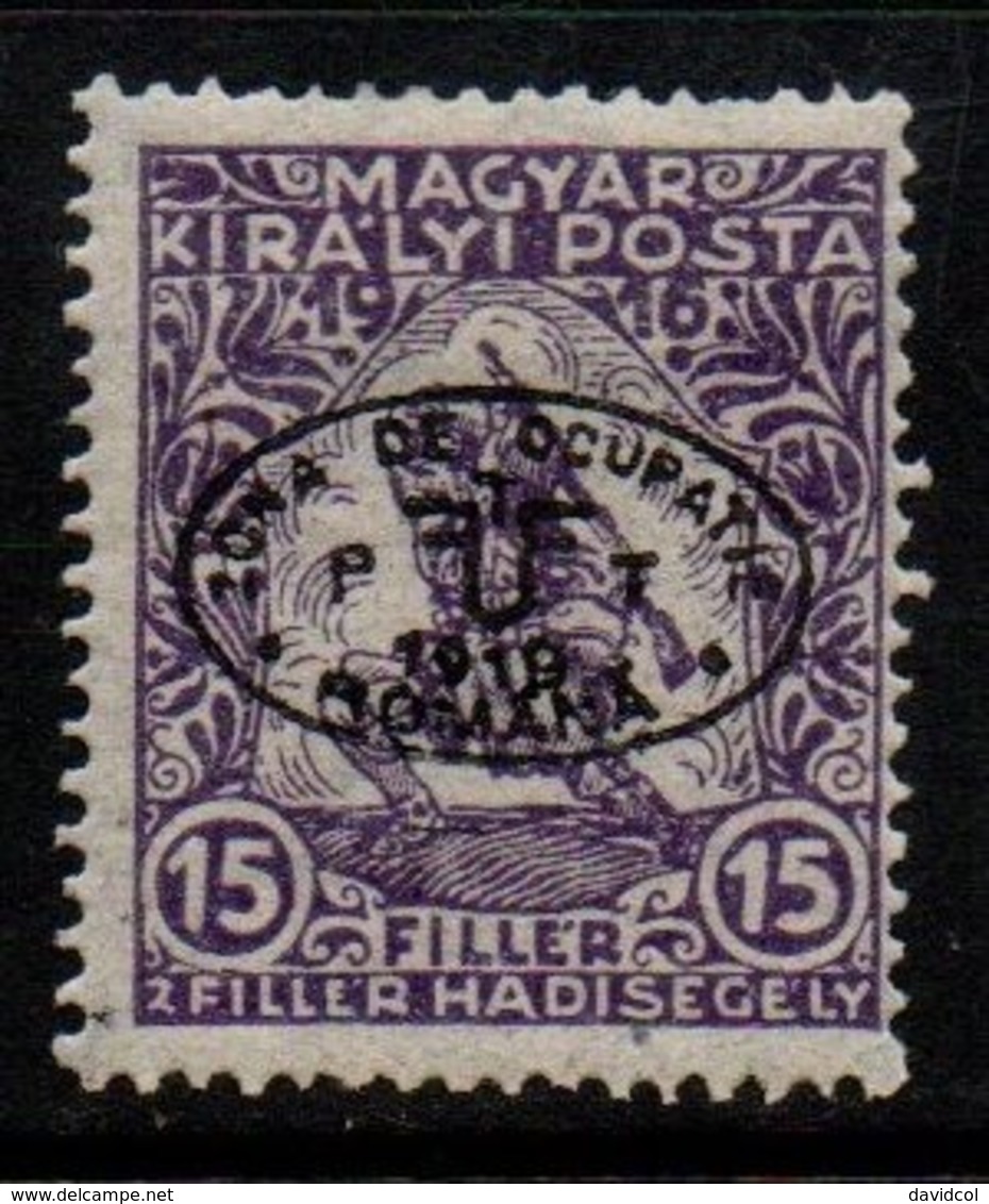 N598.-. HUNGARY - 1919 - SC#: 2NB2 - FIRST DEBRECEN ISSUE. MH - - Debreczin