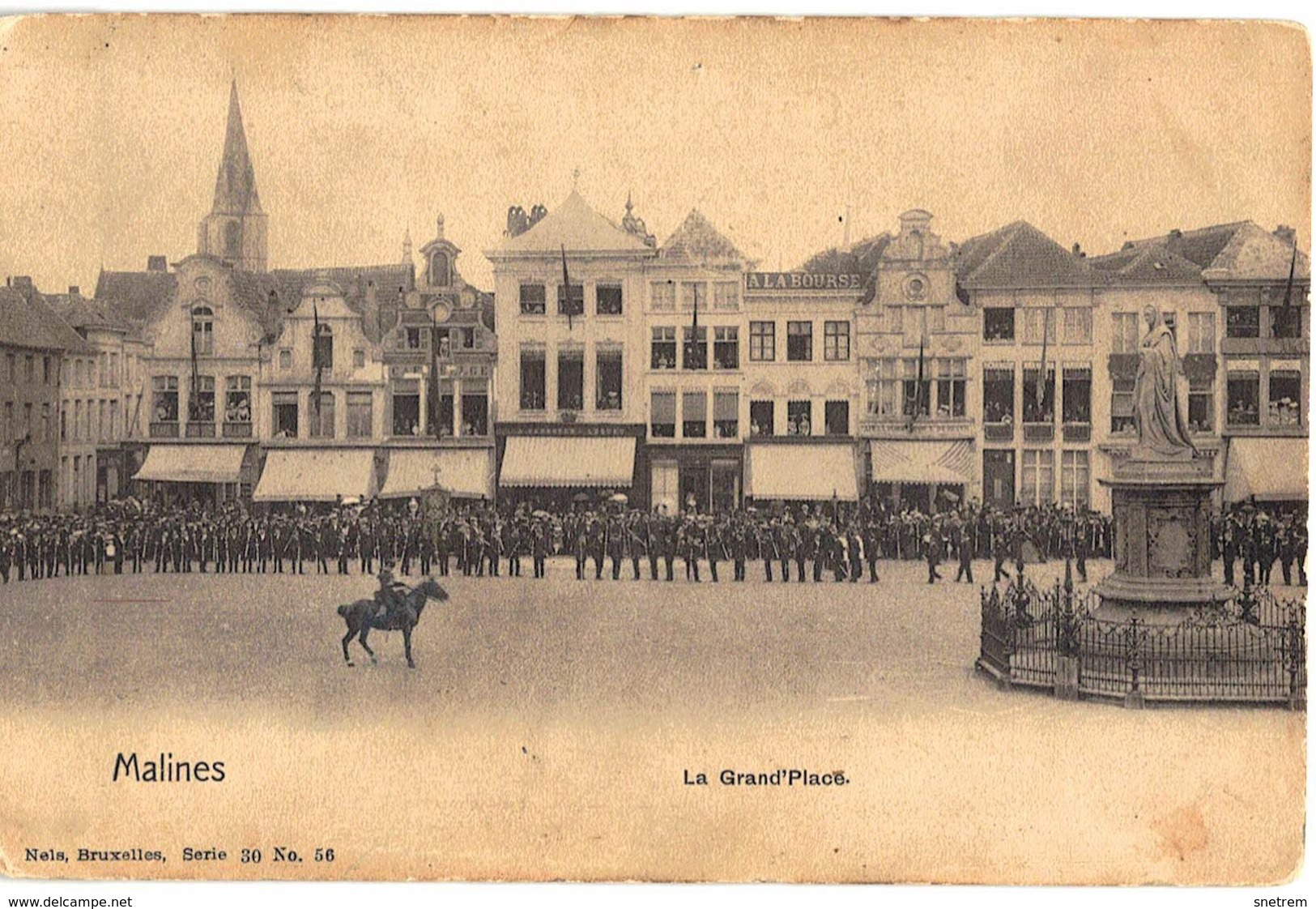 Belgie - Belgique - Malines - Mechelen - La Grand 'place  Nels N0 56 - Mechelen