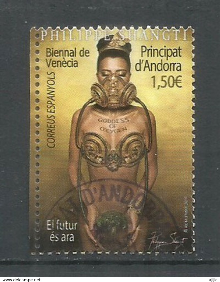 ANDORRA.La Biennale Di Venezia 2019.GODDESS OF OXYGEN.The Future Is Now / El Futur és Ara.Oblitéré 1 ère Qualité - Used Stamps