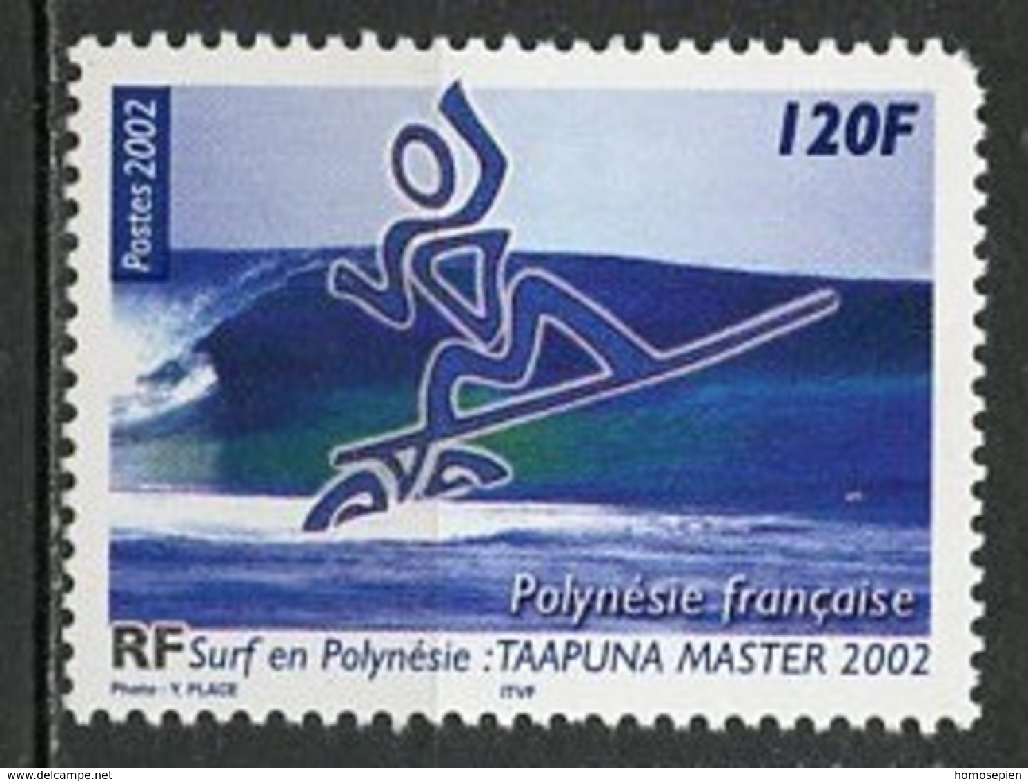 Polynésie Française - Polynesien - Polynesia 2002 Y&T N°676 - Michel N°877 *** - 120f Surf - Neufs