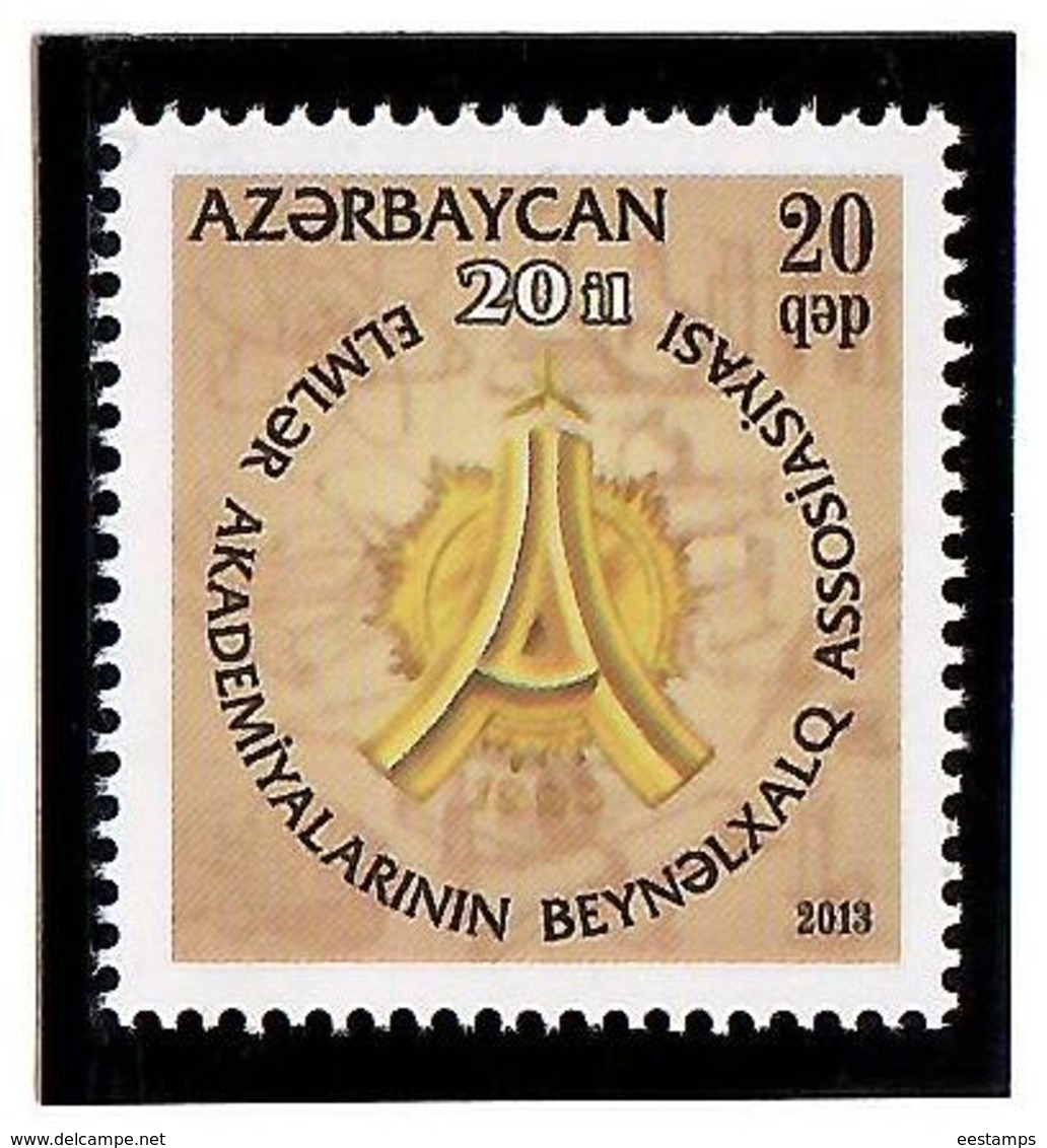 Azerbaijan 2013 . Academies. IAAS-20y.   1v: 20 Qep.  Michel # 976 - Azerbaïjan