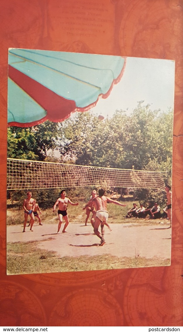 Sport. RUSSIA.  VOLLEYBALL -  1974 Postcard - Volleyball