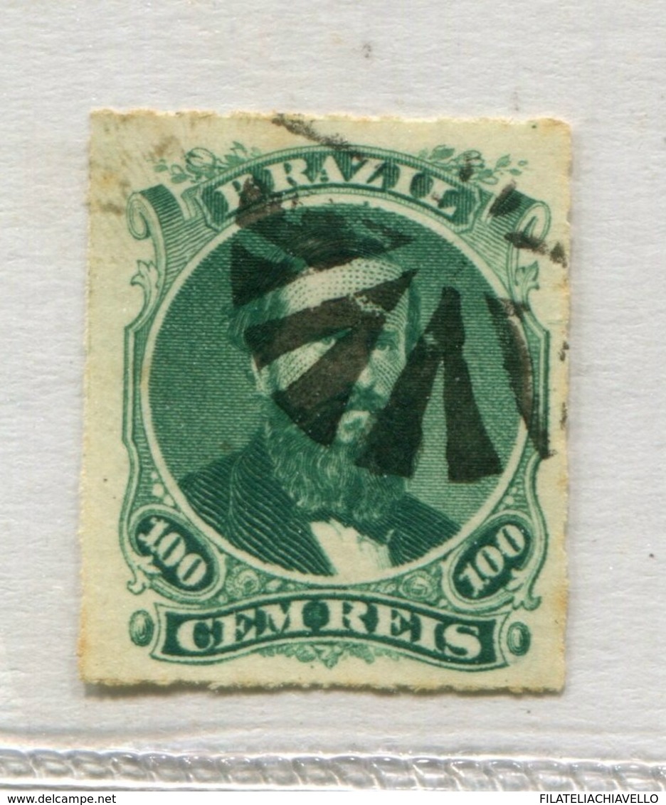 BRAZIL DOM PEDRO MUTE CANCEL Brasil #38792 071019B - Used Stamps