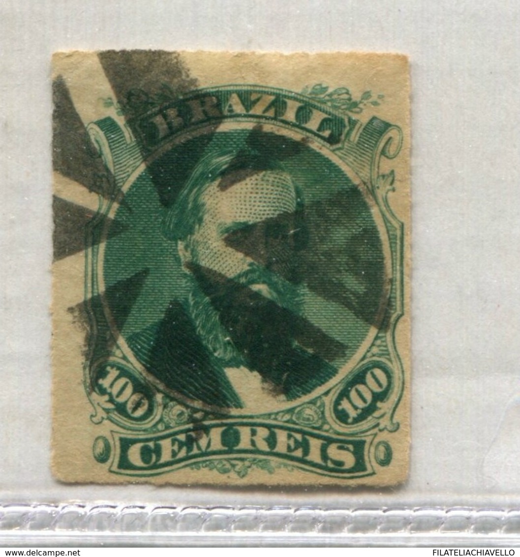 BRAZIL DOM PEDRO Cork Of 8 Parts MUTE CANCEL Brasil #39193 071019B - Used Stamps