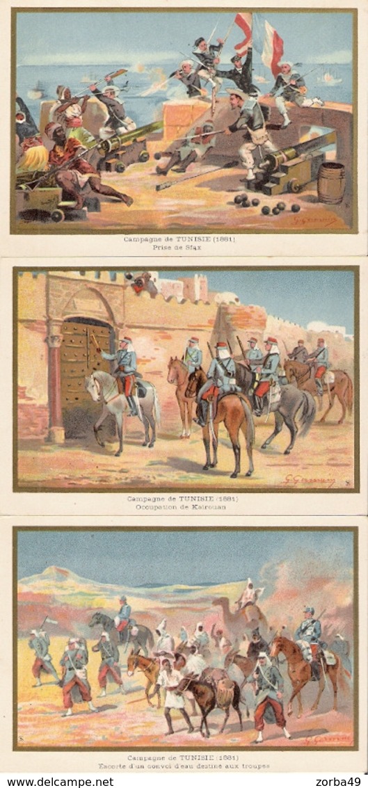 TUNISIE Kairouan Sfax Belles Images De 1894-1895 Illustration Germain - Other & Unclassified