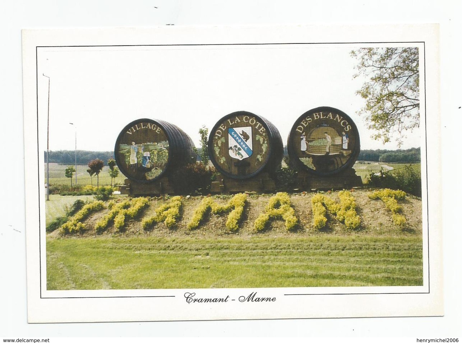 51 Cramant Marne Tonneaux Cote Des Blancs Vins - Autres & Non Classés