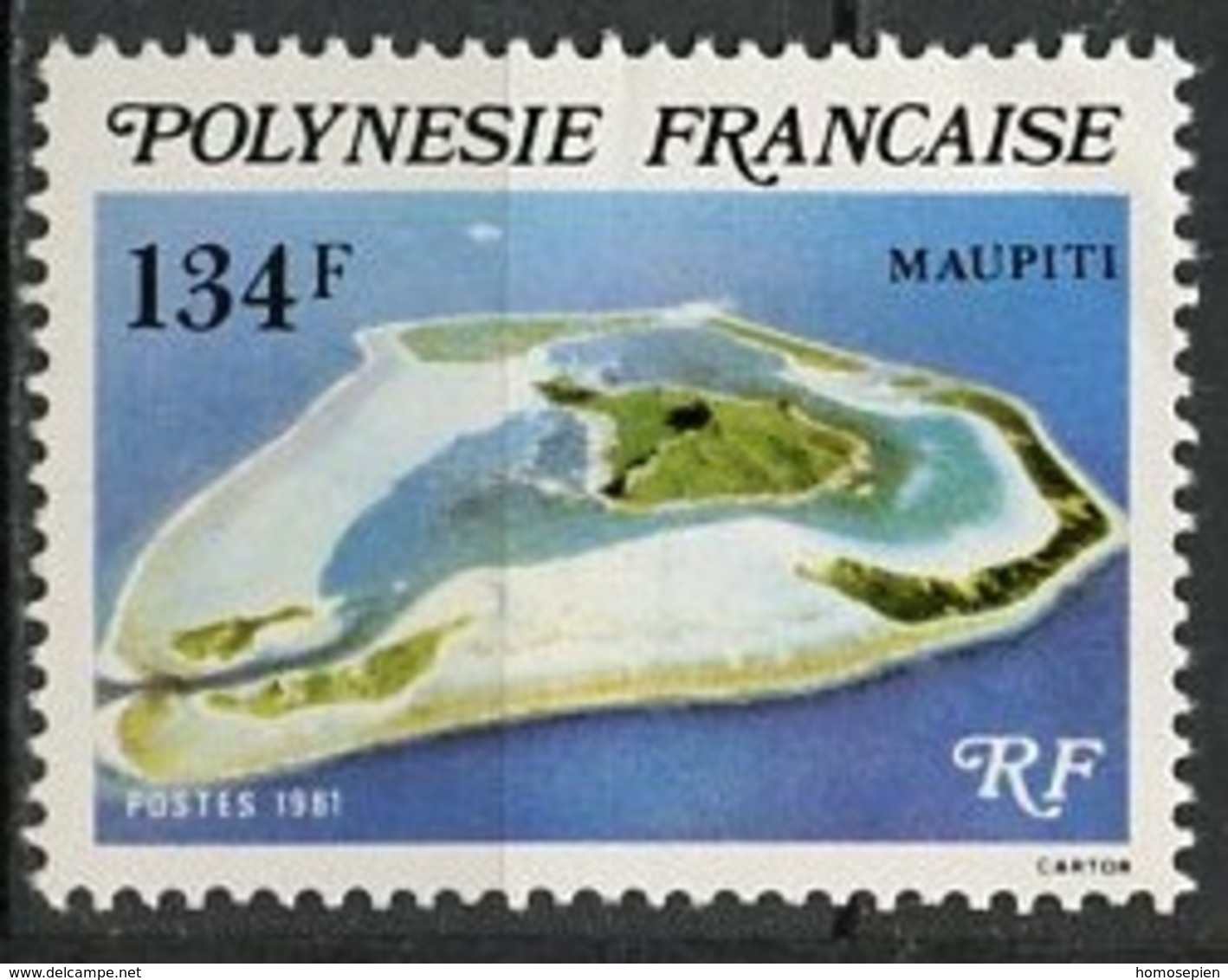 Polynésie Française - Polynesien - Polynesia 1981 Y&T N°172 - Michel N°348 *** - 134f Maupiti - Neufs