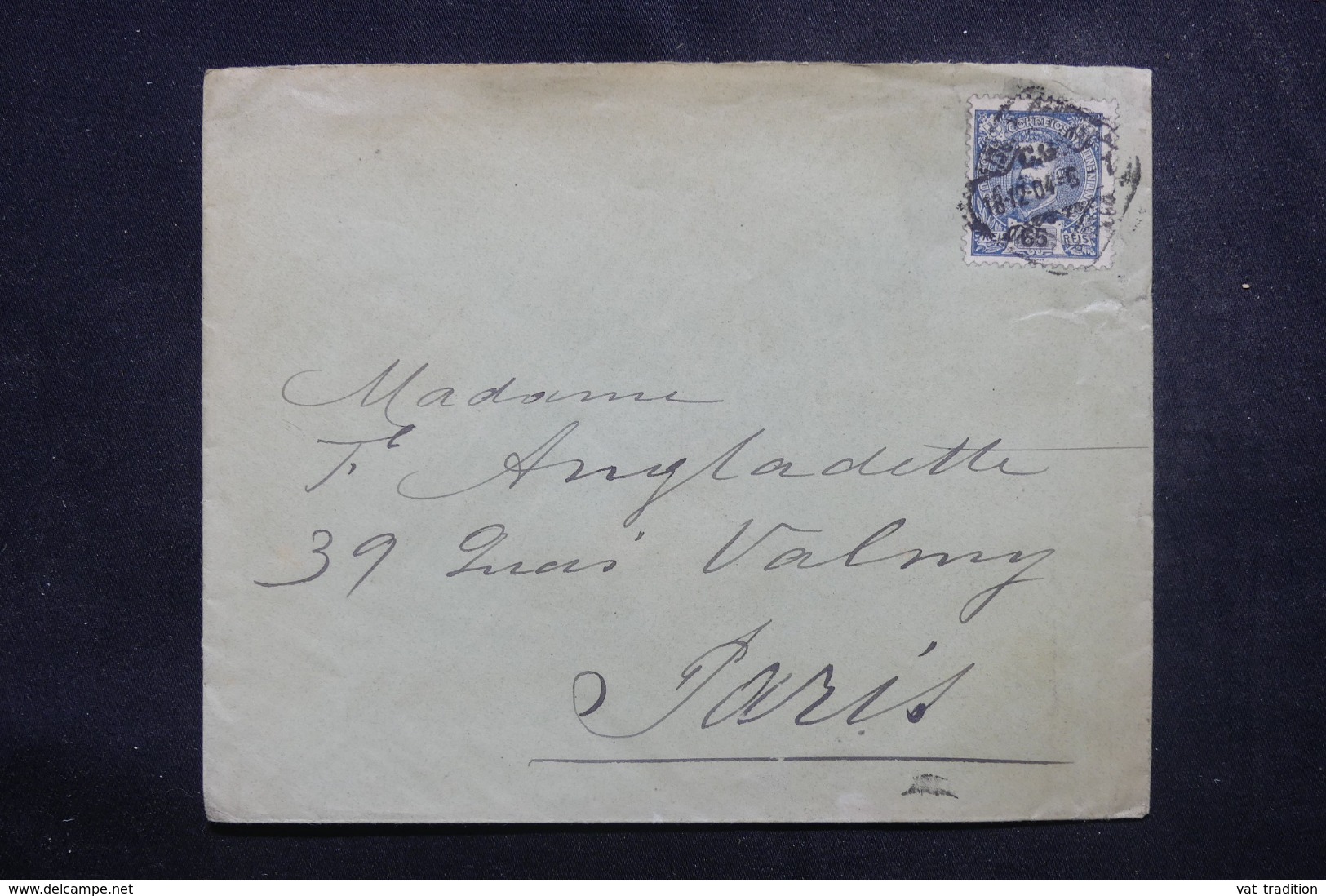 PORTUGAL - Enveloppe Pour La France En 1904, Affranchissement Plaisant - L 44366 - Lettres & Documents