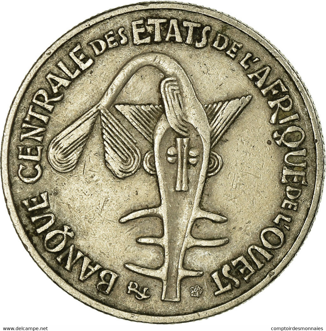 Monnaie, West African States, 50 Francs, 1980, Paris, TB+, Copper-nickel, KM:6 - Côte-d'Ivoire