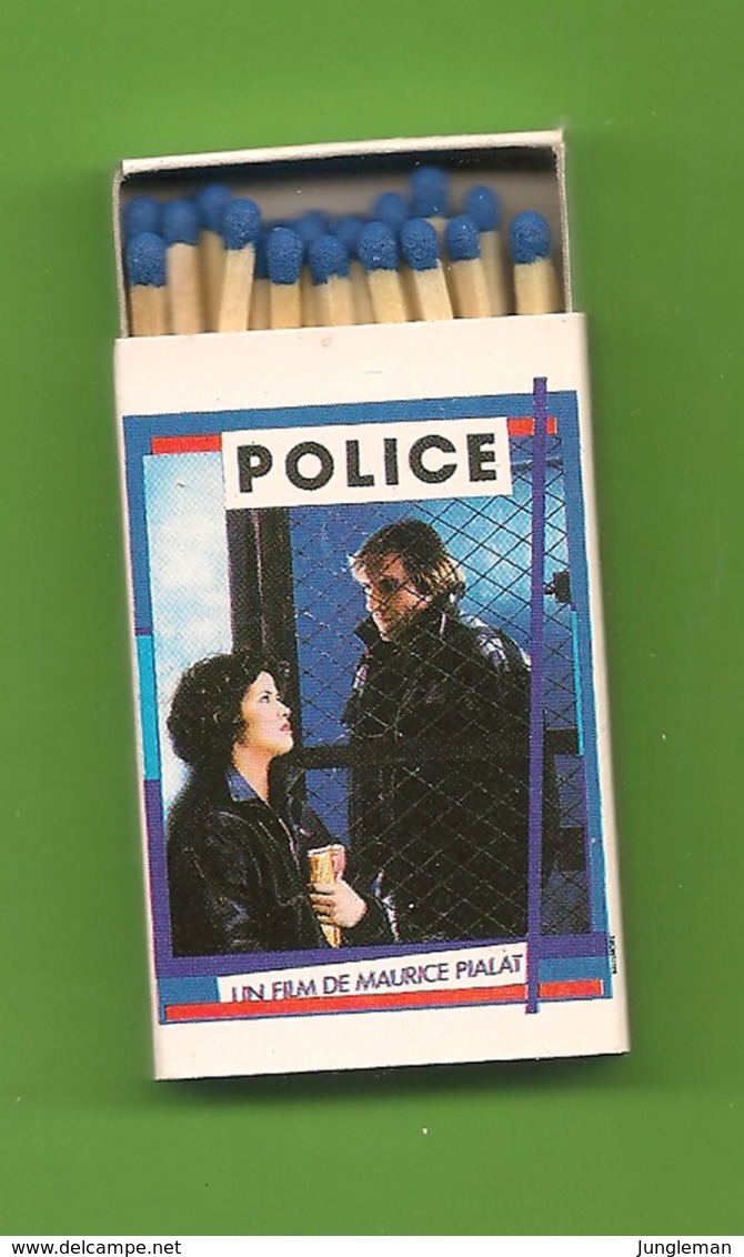 Petite Boite D'allumettes - Police De Maurice Pialat Avec Gérard Depardieu Et Sophie Marceau. - Matchboxes