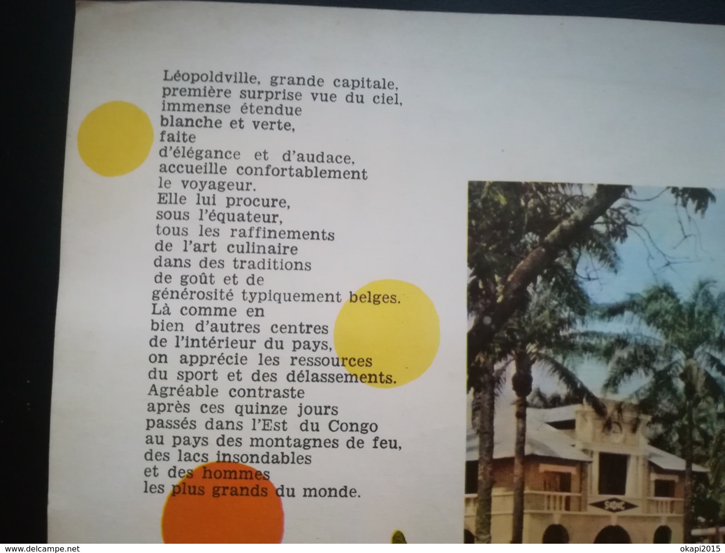 EXPOSITION INTERNATIONALE ET UNIVERSELLE DE BRUXELLES DE 1958  UN LIVRE +  UN LIVRET CONGO 58 BELGIQUE - Belgien