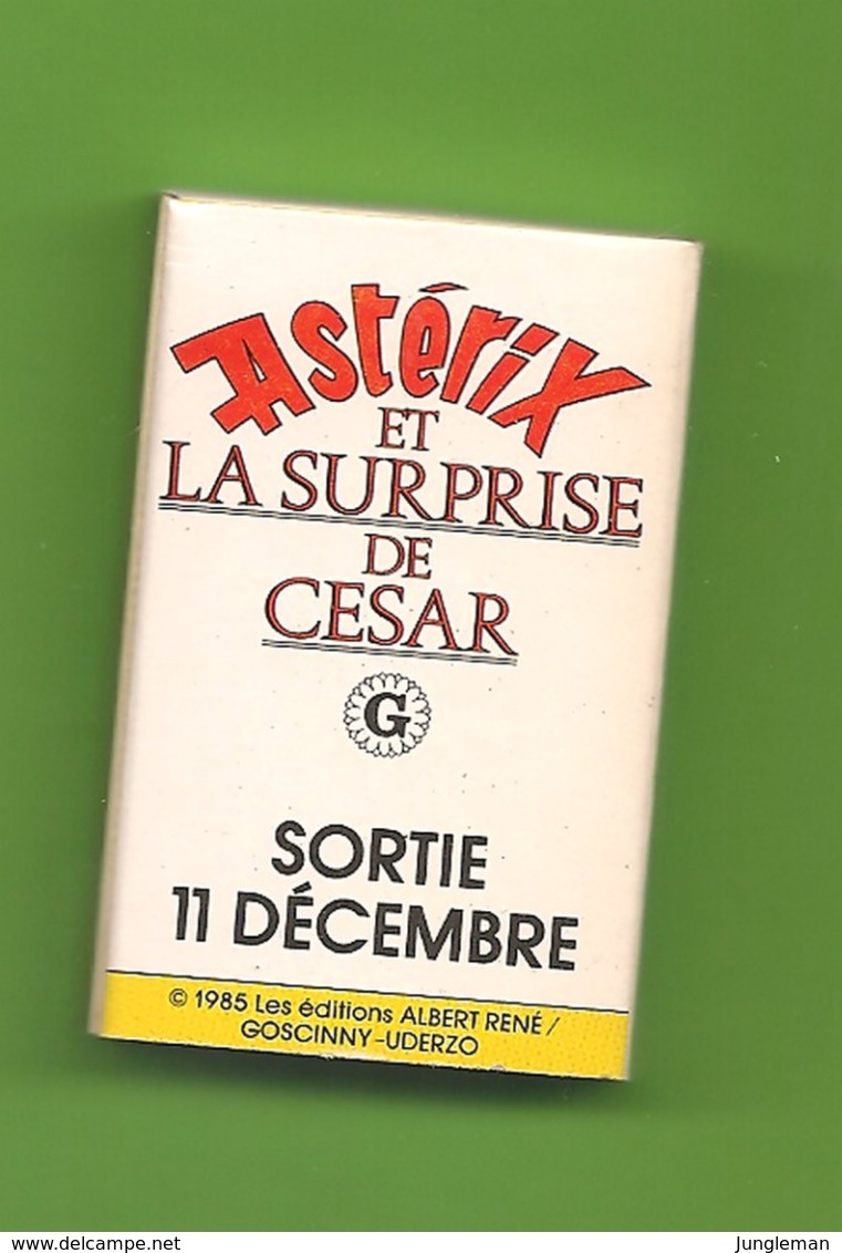 Petite Boite D'allumettes - Astérix Et La Surprise De César De Paul Et Gaëtan Brizzi. (Photo Obélix Et Idéfix) - Matchboxes