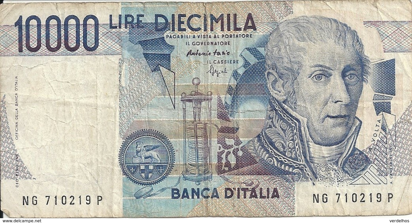 ITALIE 10000 LIRE D.1984 VG++ P 112 C - 10000 Lire