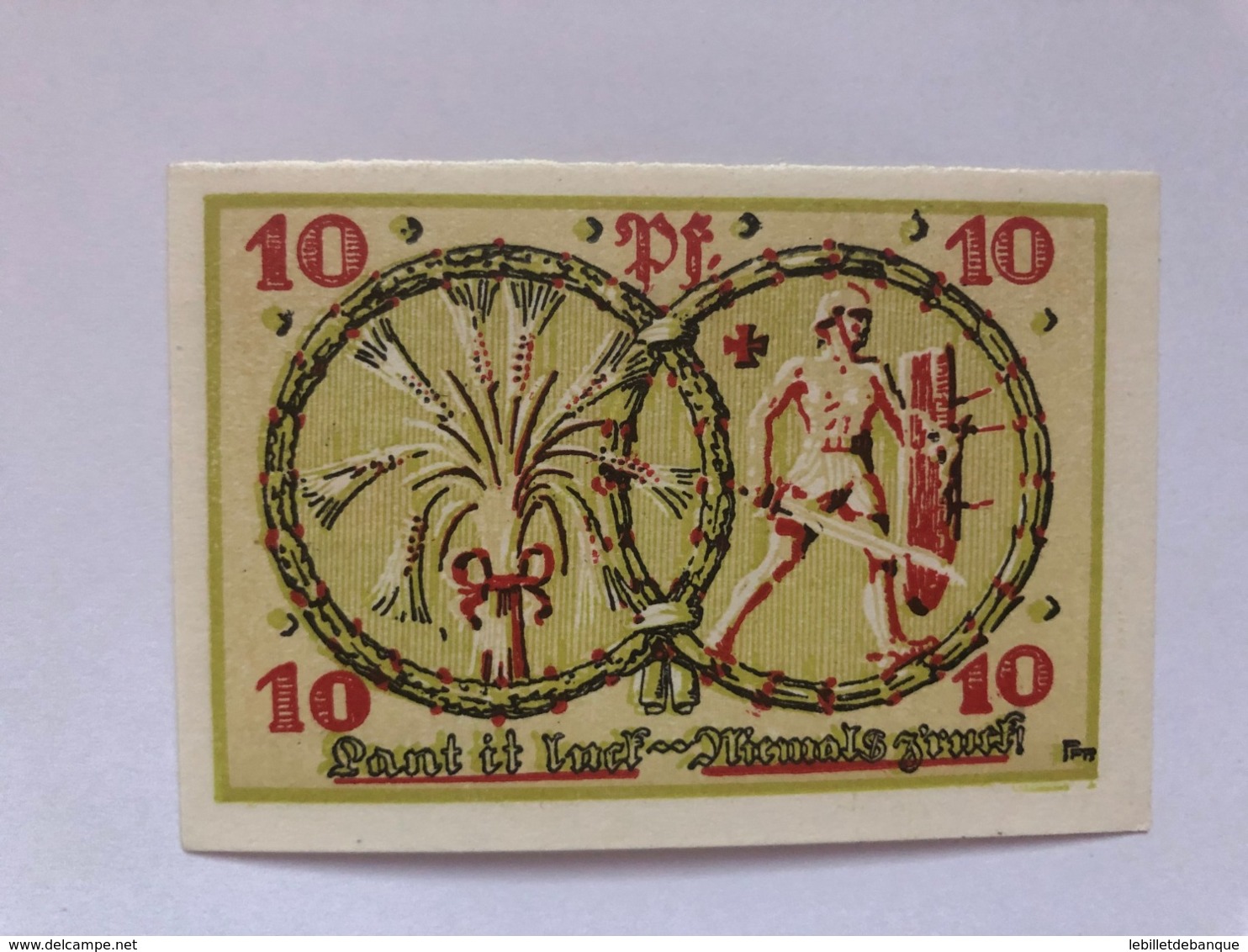 Allemagne Notgeld Immenstadt 10 Pfennig - Collections