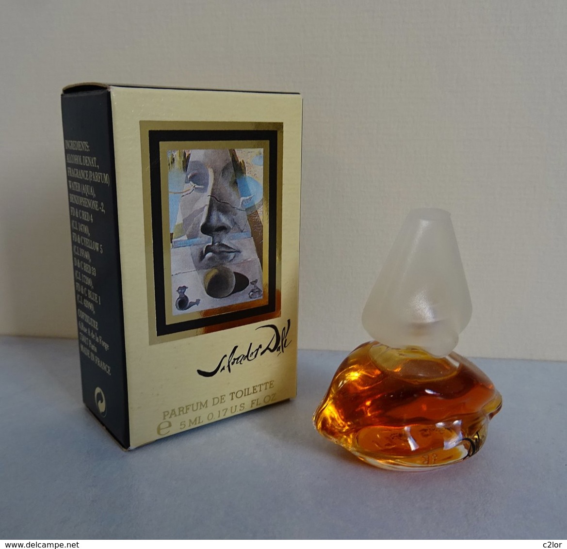 Miniature "SALVADOR DALI"  Parfum De Toilette 5 Ml Dans Sa Boite - Miniatures Womens' Fragrances (in Box)