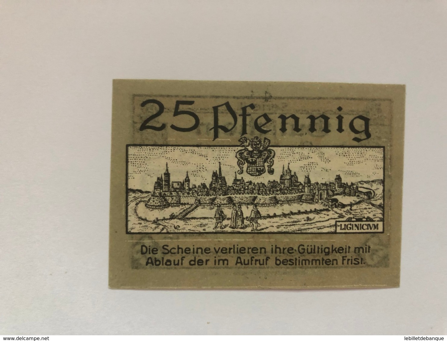 Allemagne Notgeld Liegnitz 25 Pfennig - Collections