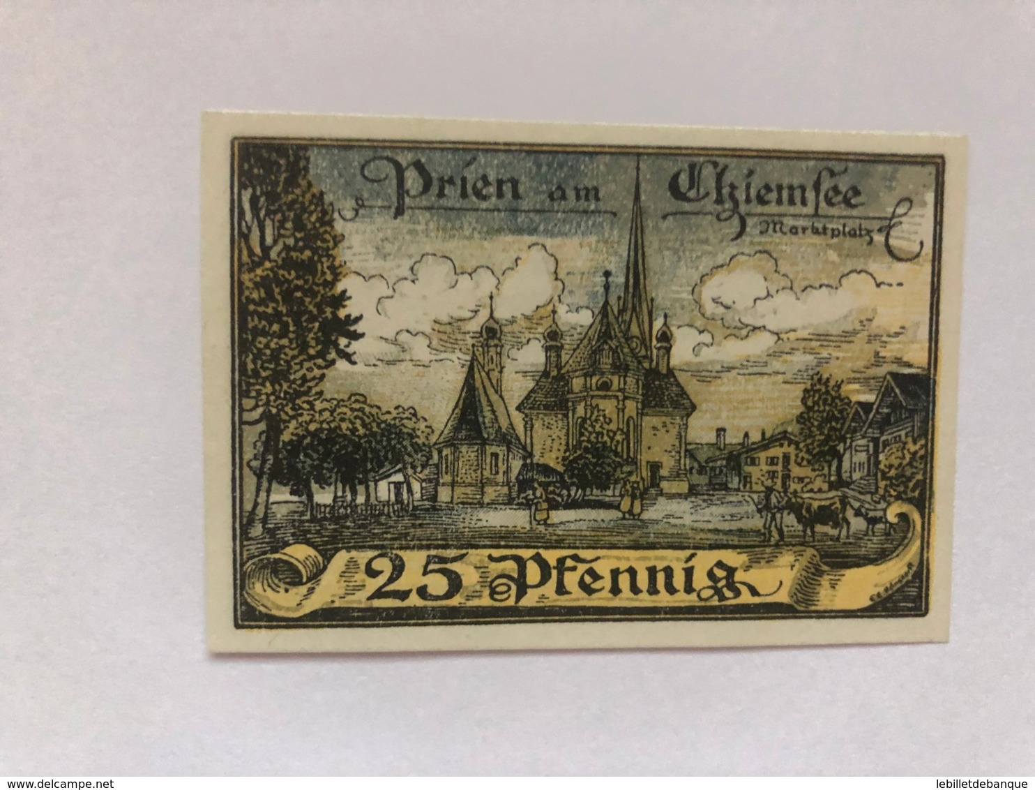 Allemagne Notgeld Prien 25 Pfennig - Collections