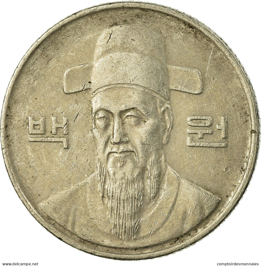 Monnaie, KOREA-SOUTH, 100 Won, 1989, TB+, Copper-nickel, KM:35.2 - Korea (Zuid)