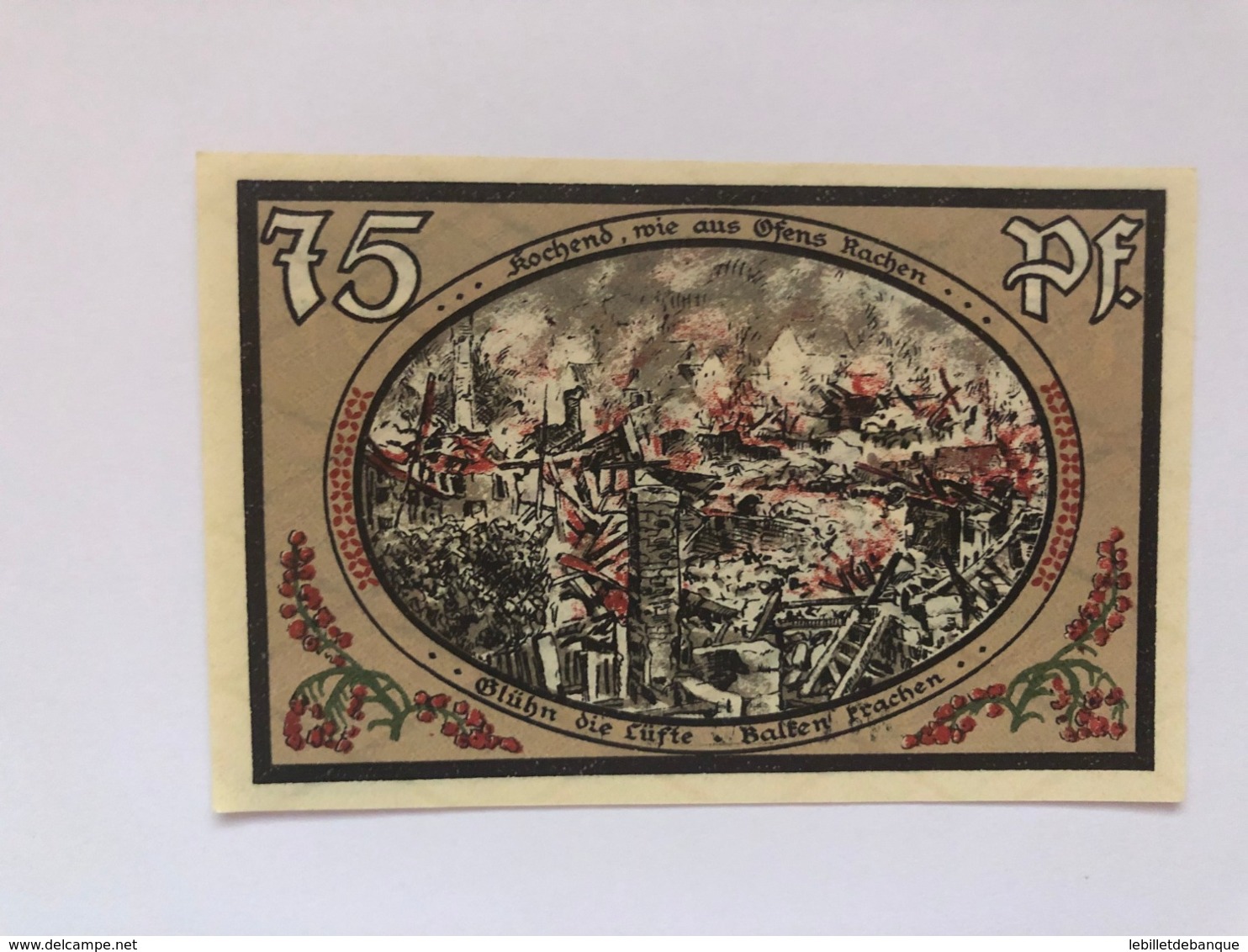 Allemagne Notgeld Wasungen 75 Pfennig - Collections