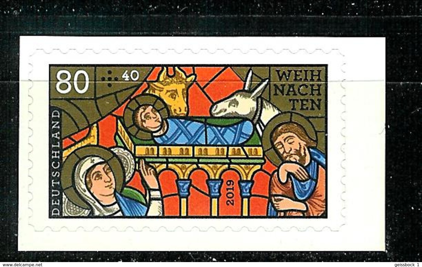 Bund 2019: Mi.-Nr. 3500: Weihnachten Aus Folienblatt 84   ** - Unused Stamps